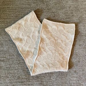 Cashmere Coach Scarf